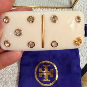 Tory Burch KIRA DOMINO BARRETTE - NWT & Dust Bag!